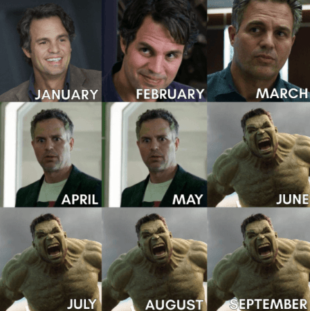 Months of 2020 Months of 2020