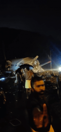 Air India Express plane skidded during landing at Karipur Airport Air India plane crash