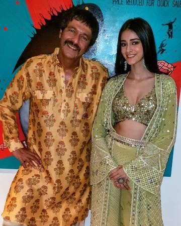Chunky and Ananya
