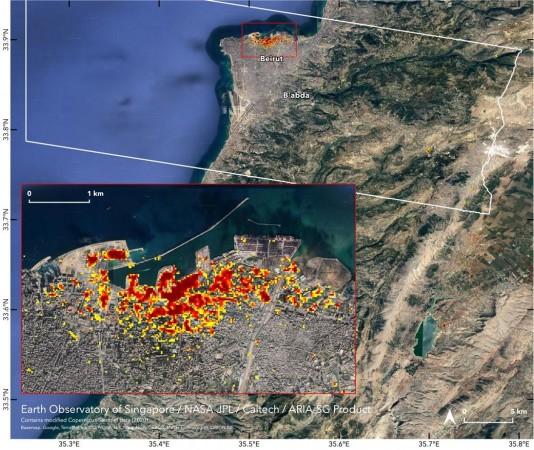 NASA maps Beirut blast damage in high-precision. NASA maps Beirut blast damage in high-precision.