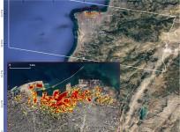 NASA maps Beirut blast damage in high-precision.