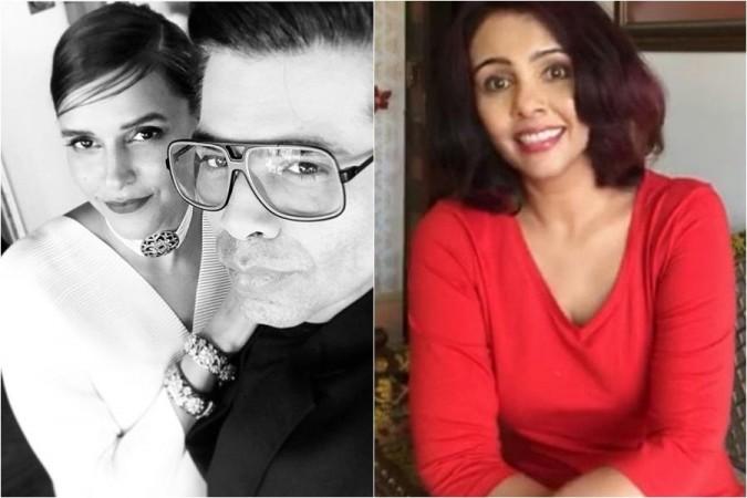 Neha Dhupia, Karan Johar, Suchitra Krishnamoorthi Neha Dhupia, Suchitra Krishnamoorthi
