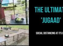 Social distancing at its best