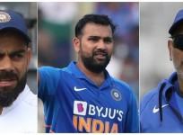 Virat Kohli, Rohit Sharma and MS Dhoni