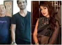 Sushant Singh Rajput with his father and Rhea Chakraborty