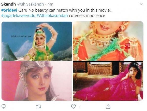 Fans heartfelt post on Sridevi's birthday