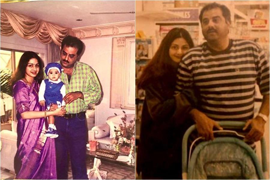 Boney Kapoor reacts to claims of Janhvi Kapoor being born 'Out of Wedlock'  with Sridevi: "Spent a night there, had no choice but to..." - IBTimes India