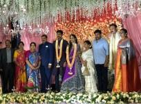 Chiranjeevi at niece Niharika Konidela's engagement ceremony