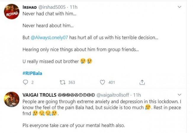Vijay Fans Mourns Death of Bala