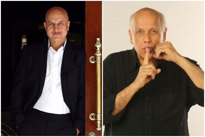 Anupam Kher and Mahesh Bhatt. Anupam Kher and Mahesh Bhatt