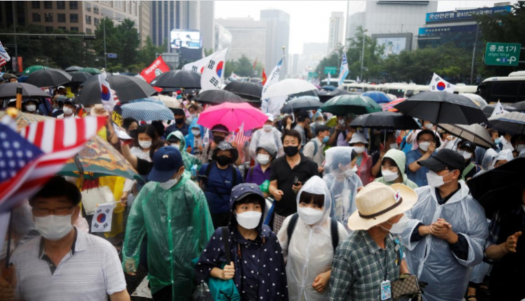 The KCDC reported 166 new cases as of Friday, of which 155 were domestic, prompting authorities to re-introduce anti-virus measures as they worried about the spectre of a fresh wave of the disease. coronavirus