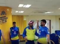 CSK shares video of Dhoni, Raina during camp