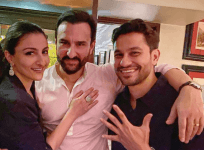 Soha Ali Khan, Saif Ali Khan and Kunnal Khemu