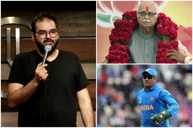 Kunal Kamra criticised by BJP fans for his comment on LK Advani. Kunal Kamra