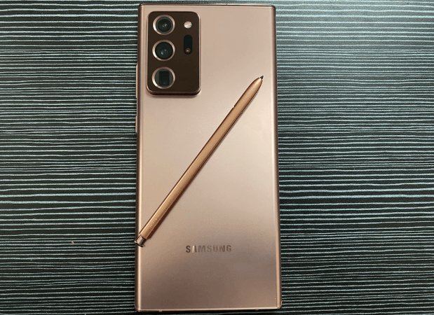 Samsung Galaxy Note20 Ultra in Mystic Bronze briefly appears on