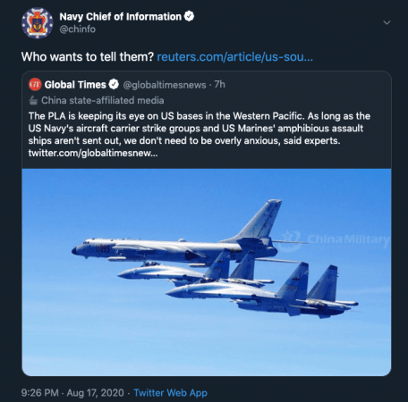 China trolled