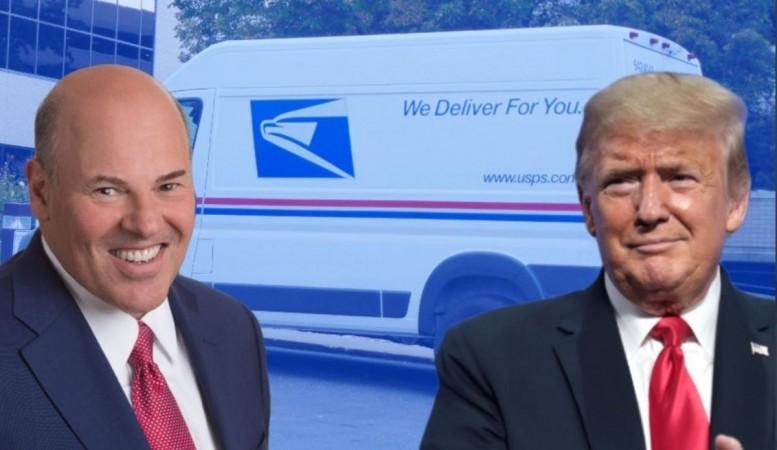 USPS Postmaster General Louis DeJoy and President Donald Trump Louis