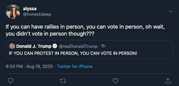 Trump tweet