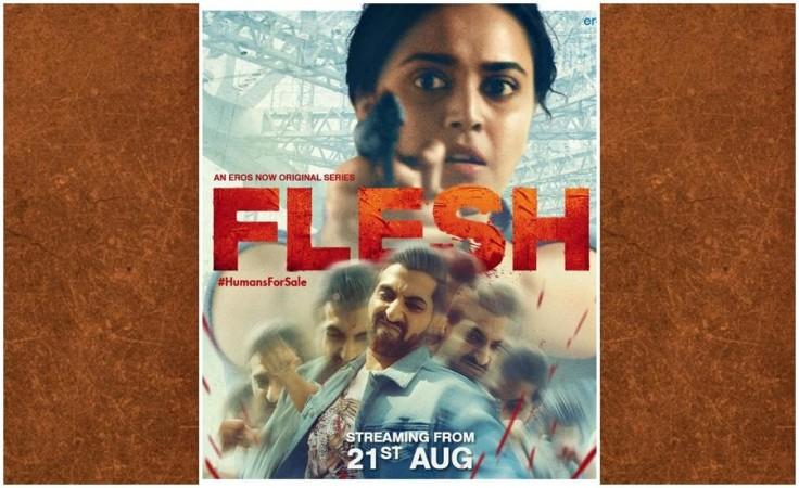 Eros Now web series Flesh poster Eros Now web series Flesh poster