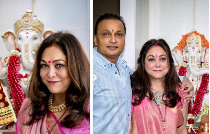 Tina Ambani ganpati Tina Ambani ganpati