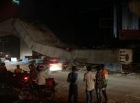 Collapsed flyover