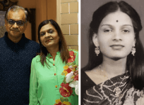 Sima Taparia and husband