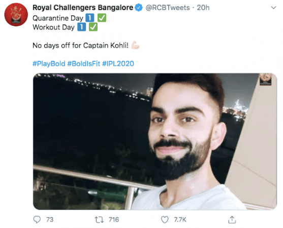 RCB tweet