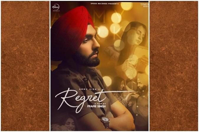 Ammy Virk's new song Regret poster Ammy Virk's new song Regret poster