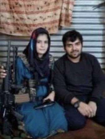 Mohd. Umar Farooq with Insha Jan Mohd. Umar Farooq with Insha Jan