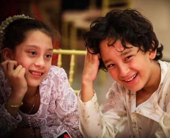 Sanjay Dutt and Maanayata's children Sanjay Dutt and Maanayata's children