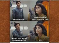 Vikrant Massey and Shweta Tripathi in Cargo