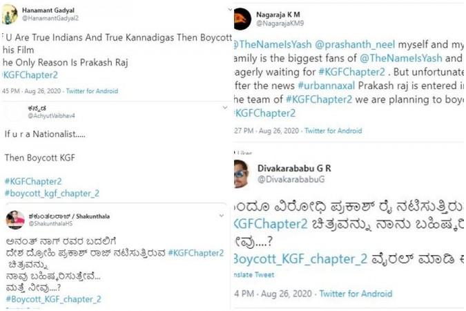KGF 2 Faces Boycott Call from BJP Fans. KGF 2 Faces Boycott Call from BJP Fans