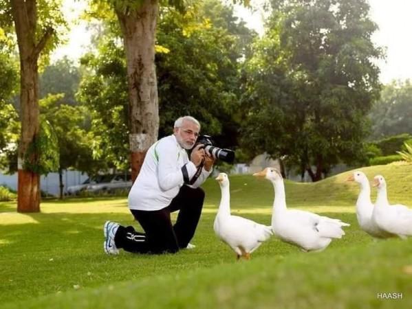 Old picture of PM Modi viral as PR stunt amid pandemic