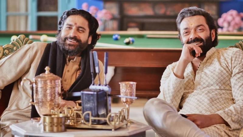 Bobby Deol and Chandan Roy Sanyal in Aashram. Bobby Deol and Chandan Roy Sanyal