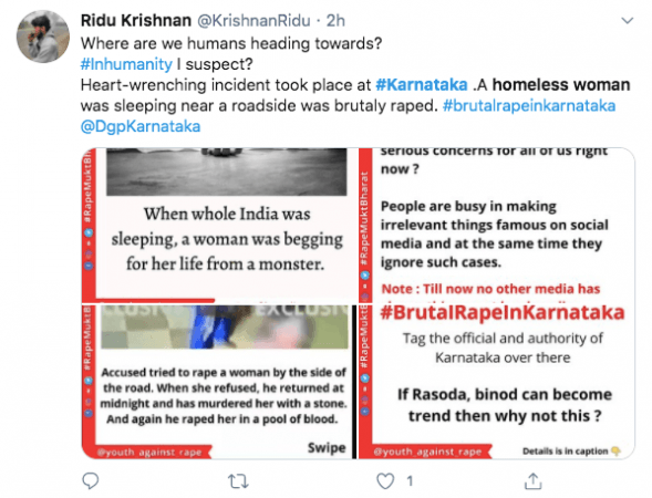 Tweet on Hassan murder case