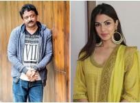 Ram Gopal Varma and Rhea Chakraborty