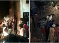 Madhya Pradesh: One dead and three injured after a building collapsed in Ashta last night, following heavy rainfall. Injured have been shifted to hospital.
