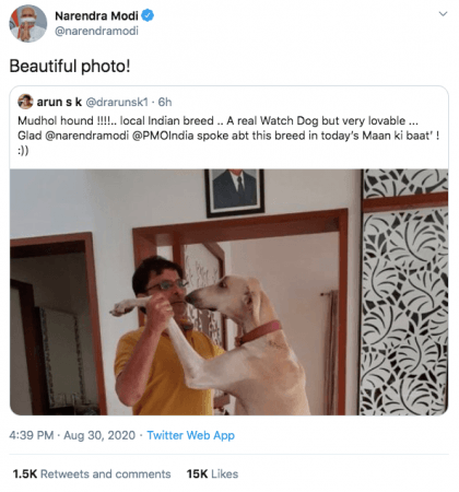 PM Modi tweet
