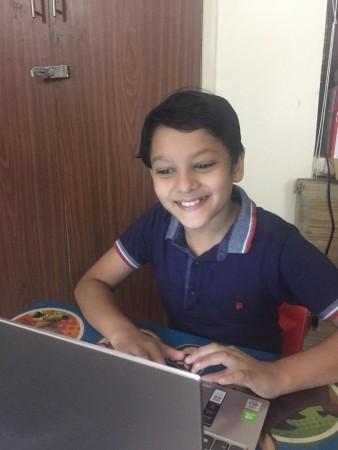 Aarav Roy, the boy behind the lockdown research. Aarav Roy