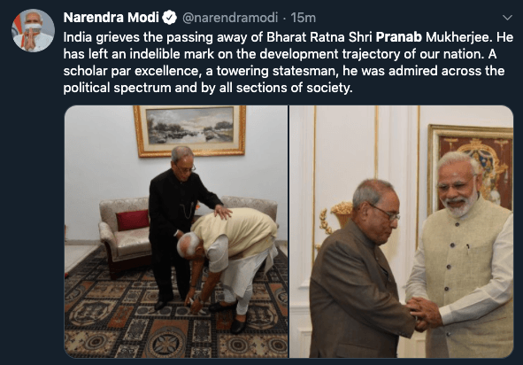 Pranab da no more
