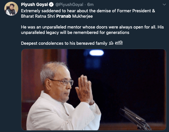 Pranab da no more