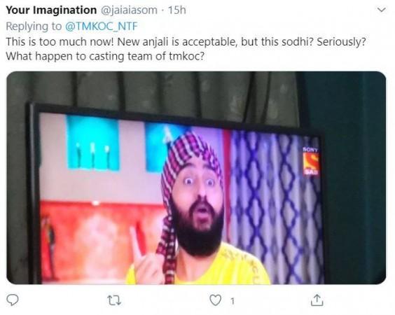 TMKOC fans upset with new actors playing Anjali and Sodhi