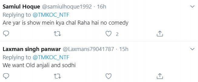 TMKOC fans upset with new actors playing Anjali and Sodhi