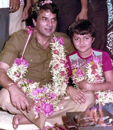 Bobby deol with dad