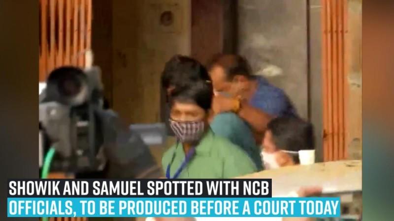 Showik and Samuel spotted with NCB Officials, to be produced before a court today