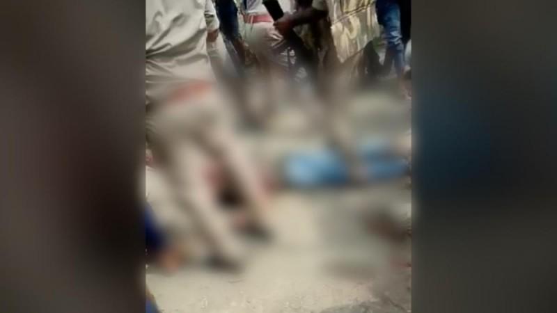 Mob lynches murder accused in UP district. Murder-accused beaten to death in UP