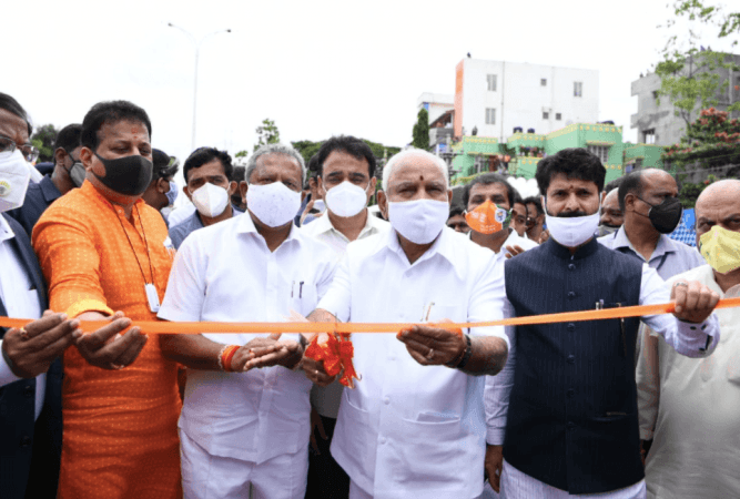 Karnataka CM inaugurates Veer Savarkar flyover in Bengaluru. Veer Savarkar Flyover
