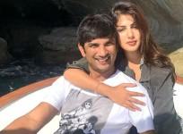 Rhea Chakraborty with her late boyfriend Sushant Singh Rajput