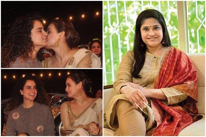 Kangana Ranaut, Dia Mirza and Renuka Shahane Kangana Ranaut, Dia Mirza and Renuka Shahane