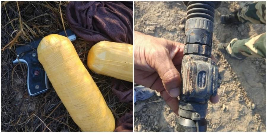 PAK drug peddlers threw packets across fence, tried crossing border, shot dead. Image: IANS BSF